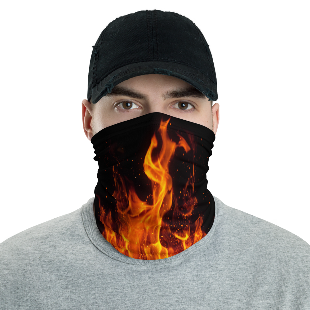 Default Title On Fire Neck Gaiter Masks by Design Express