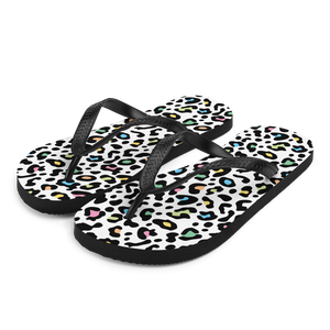 S Color Leopard Print Flip-Flops by Design Express