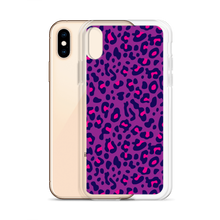 Purple Leopard Print iPhone Case by Design Express