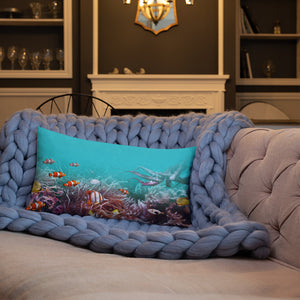 Sea World "All Over Animal" Rectangular Premium Pillow by Design Express