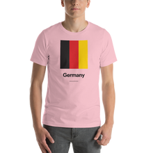 Pink / S Germany "Block" Unisex T-Shirt by Design Express