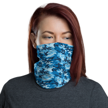 Default Title Sky Blue Camo Neck Gaiter Masks by Design Express