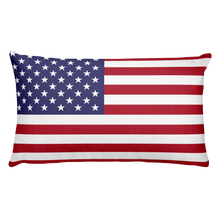 United States Flag "All Over" Rectangular Pillow by Design Express