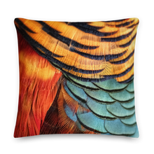 Golden Pheasant Square Premium Pillow by Design Express