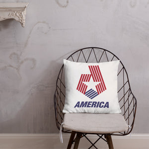 America "Star & Stripes" Square Premium Pillow by Design Express