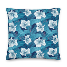 Hibiscus Leaf Square Premium Pillow by Design Express