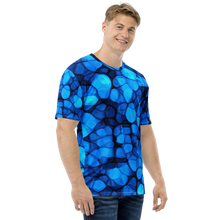 Crystalize Blue Men's T-shirt by Design Express