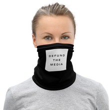 Default Title Defund The Media Square Black Neck Gaiter by Design Express