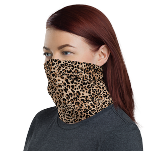 Golden Leopard Neck Gaiter by Design Express