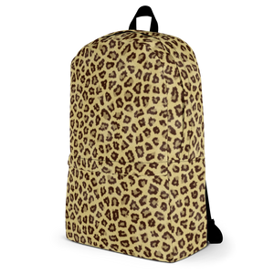 Yellow Leopard Print Backpack by Design Express