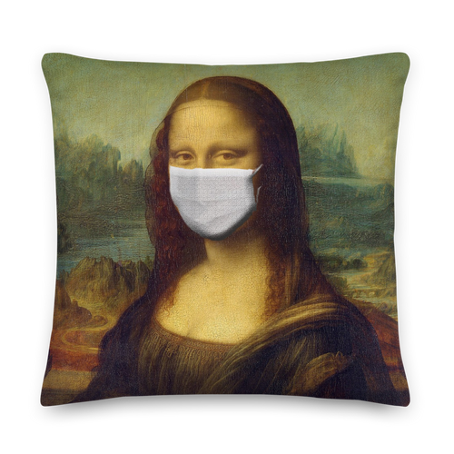 22×22 Masker Monalisa Square Premium Pillow by Design Express