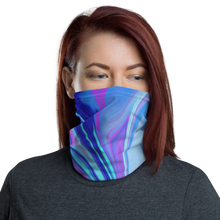 Default Title Purple Blue Watercolor Neck Gaiter Masks by Design Express