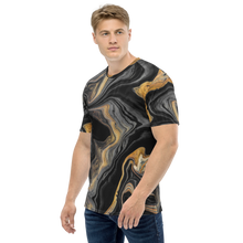 Black Marble Men's T-shirt by Design Express