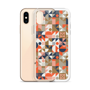 Mid Century Pattern iPhone Case by Design Express