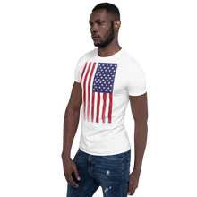 US Flag Distressed Short-Sleeve Unisex T-Shirt by Design Express