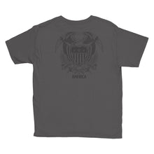 United States Of America Eagle Illustration Backside Youth Short Sleeve T-Shirt by Design Express