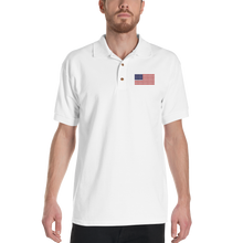 United States Flag "Solo" Embroidered Polo Shirt by Design Express