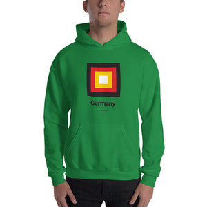 Irish Green / S Germany "Frame" Hooded Sweatshirt by Design Express