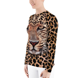 Leopard "All Over Animal" Women's Rash Guard by Design Express