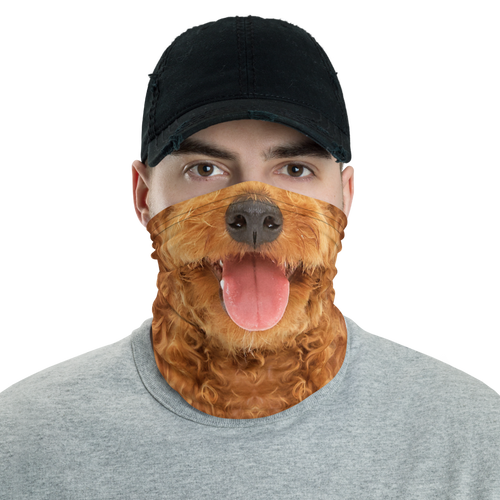 Default Title Poodle Dog Neck Gaiter Masks by Design Express