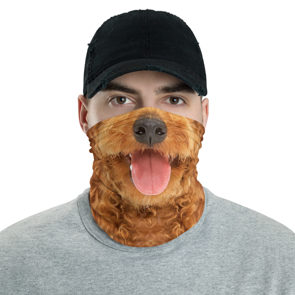 Default Title Poodle Dog Neck Gaiter Masks by Design Express