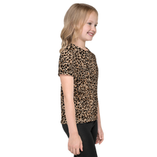 Golden Leopard Kids T-Shirt by Design Express