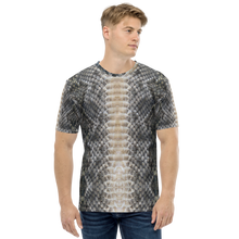 XS Snake Skin Print Men's T-shirt by Design Express