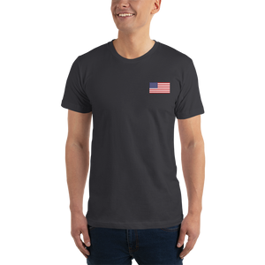 United States Flag "Solo" Embroidered T-Shirt by Design Express