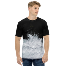 XS Black & White Water Men's T-shirt by Design Express