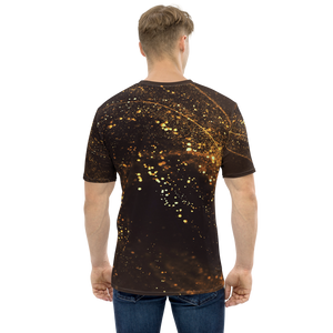 Gold Swirl Men's T-shirt by Design Express