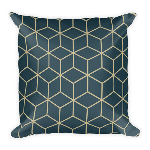 Default Title Diamonds Dark Night Sand Square Premium Pillow by Design Express