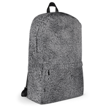 Soft Grey Fur Backpack by Design Express