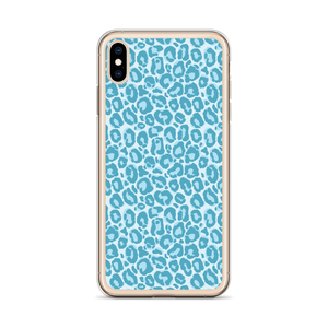 Teal Leopard Print iPhone Case by Design Express