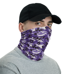 Purple Camo Neck Gaiter Masks by Design Express