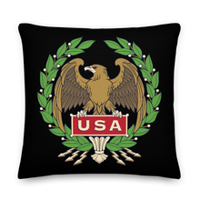 22×22 USA Eagle Square Premium Pillow by Design Express