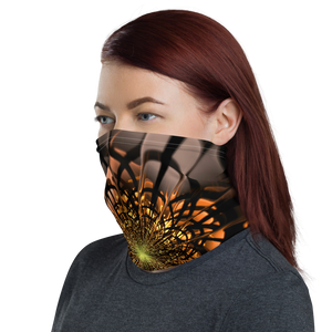 Abstract Flower 02 Neck Gaiter Masks by Design Express