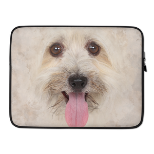 15 in Bichon Havanese Dog Laptop Sleeve by Design Express