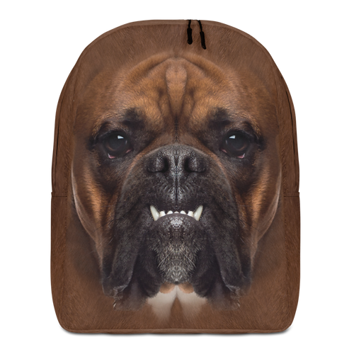 Default Title Boxer Dog Minimalist Backpack by Design Express