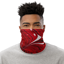 Default Title Black Red Abstract Neck Gaiter Masks by Design Express