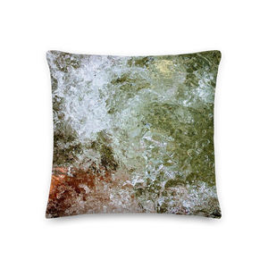 Water Sprinkle Square Premium Pillow by Design Express