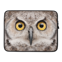 15 in Great Horned Owl Laptop Sleeve by Design Express