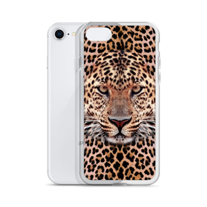 Leopard Face iPhone Case by Design Express