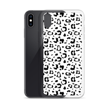 Black & White Leopard Print iPhone Case by Design Express