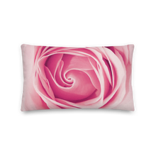 20×12 Pink Rose Premium Pillow by Design Express