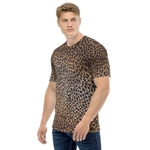 Leopard Brown Pattern Men's T-shirt by Design Express