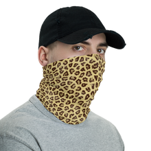 Yellow Leopard Print Neck Gaiter Masks by Design Express