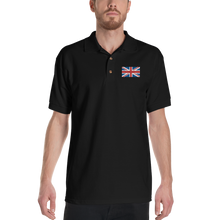 United Kingdom Flag "Solo" Embroidered Polo Shirt by Design Express