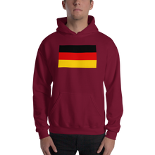 Maroon / S Germany Flag Hooded Sweatshirt by Design Express