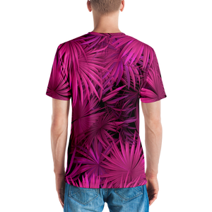 Pink Palm Men's T-shirt by Design Express