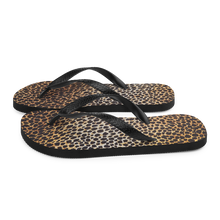 Leopard Brown Pattern Flip-Flops by Design Express